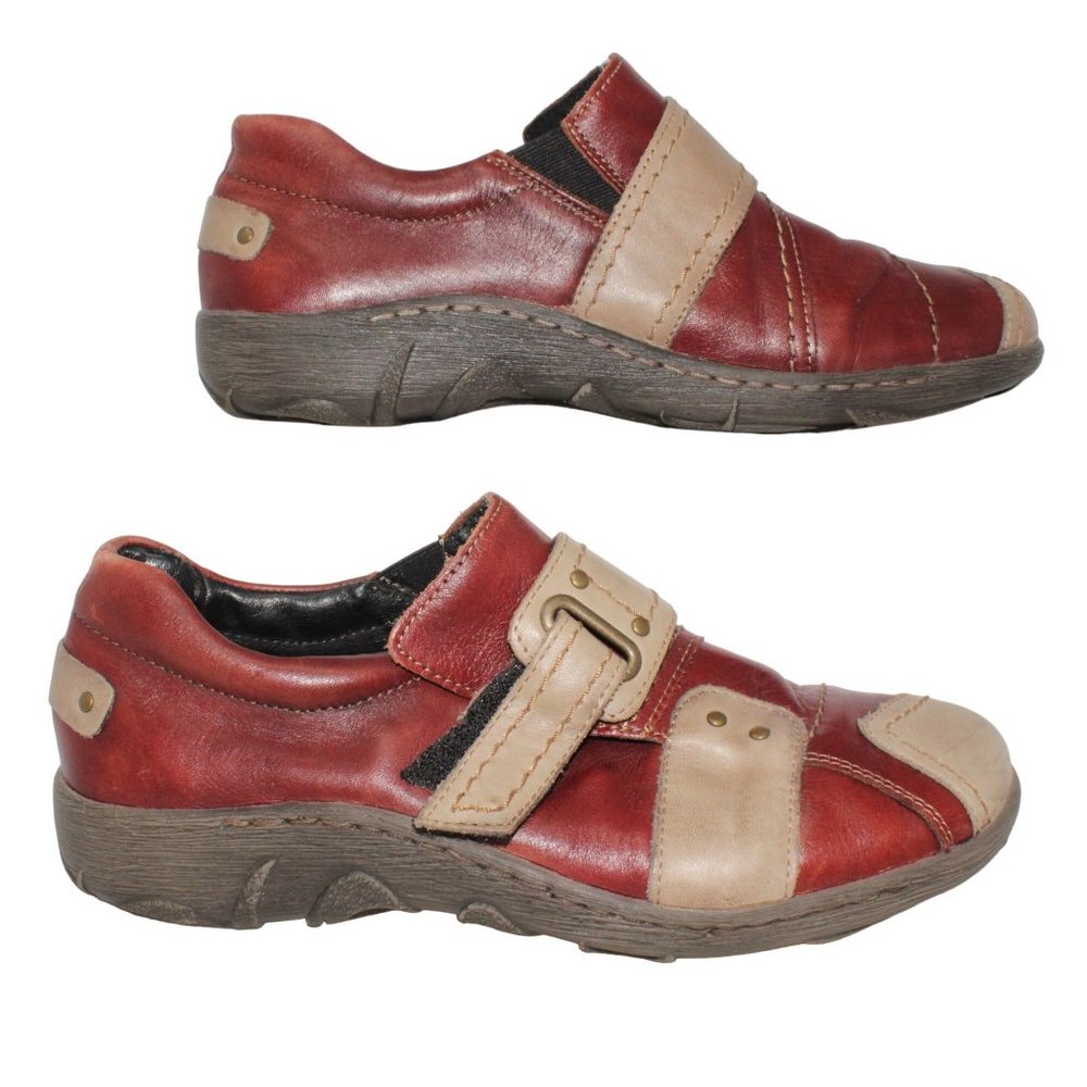 Remonde Dorndorf EUR 37 US 6.5M Multicolored Leather Easy Pull On Loafer Shoes - Picture 6 of 11
